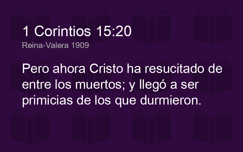 1 Corintios 15:20