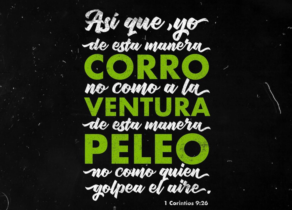 1 Corintios 9:26