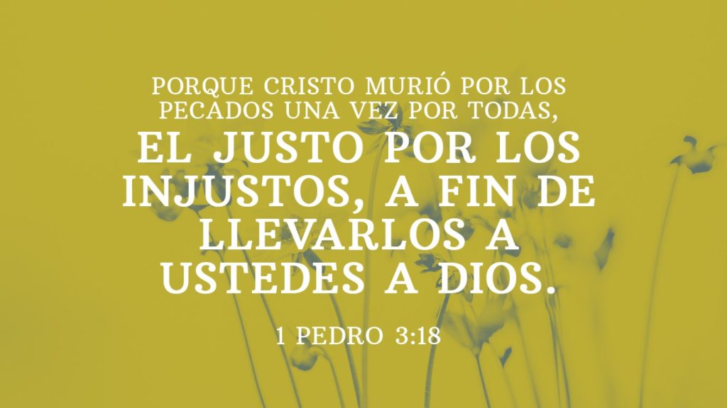 1 Pedro 3:18