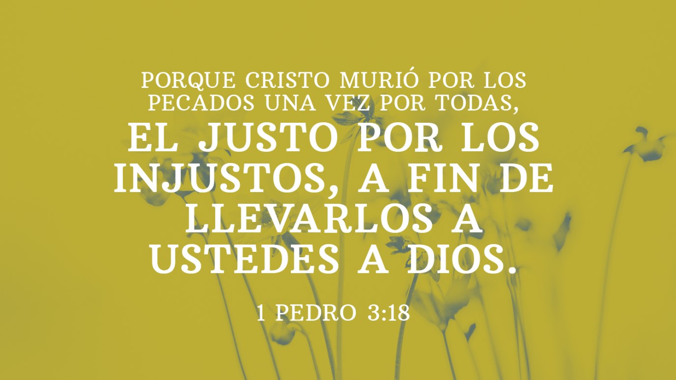 1 Pedro 3:18