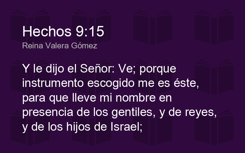 Hechos 9:15