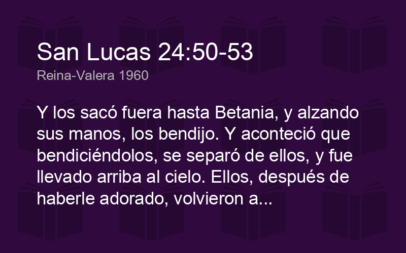Lucas 24:50–52