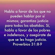 Proverbios 31:8-9
