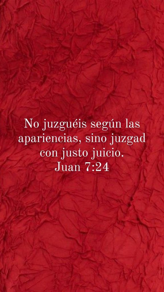 Juan 7:24